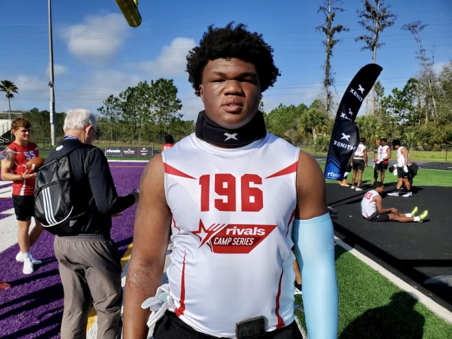 Four-star defensive end Bryce Langston prepares for Sunday's Orlando Rivals Camp.