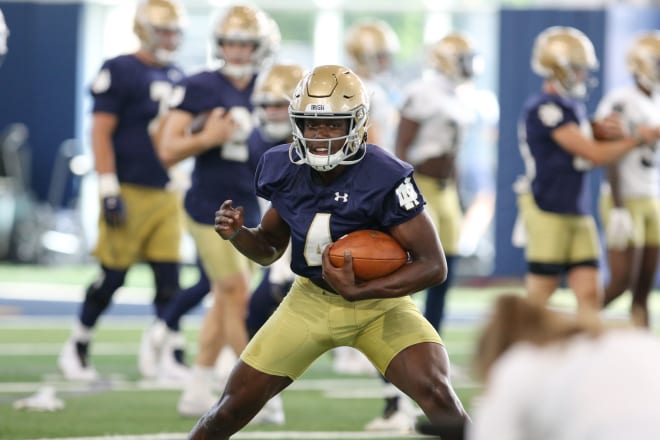 Notre Dame wide receiver Kevin Austin Jr. hopes to finally stay healthy and be a go-to target for the Irish. 