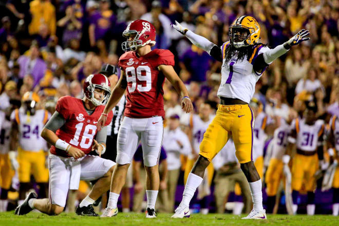 Alabama could struggle in the kicking game this season. Photo | USA Today