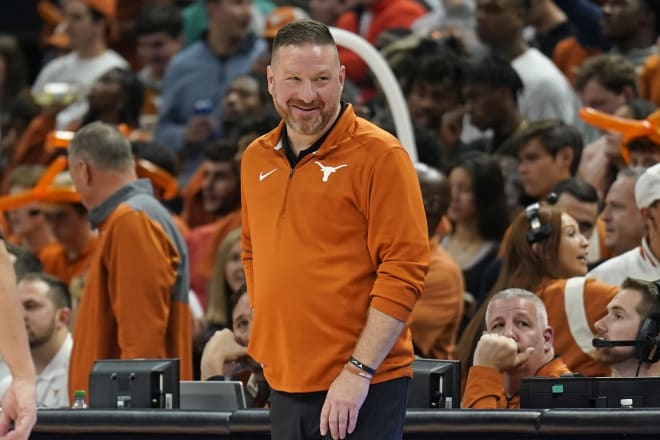 Former Texas Longhorns head coach Chris Beard reacts during the second half against the Creighton Bluejays at Moody Center in a game earlier this season. Mandatory Credit: Scott Wachter-USA TODAY Sports