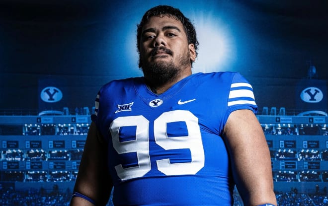 BYU transfer defensive lineman Danny Saili. 