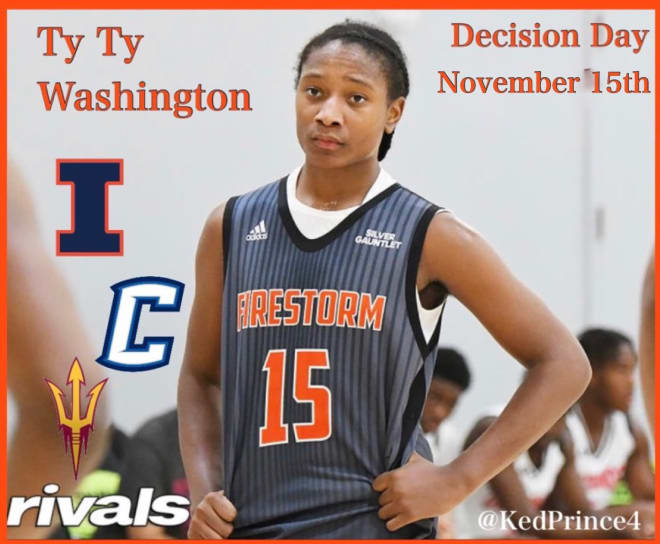 Rivals150 guard Ty Ty Washington will make his decision on Sunday.  