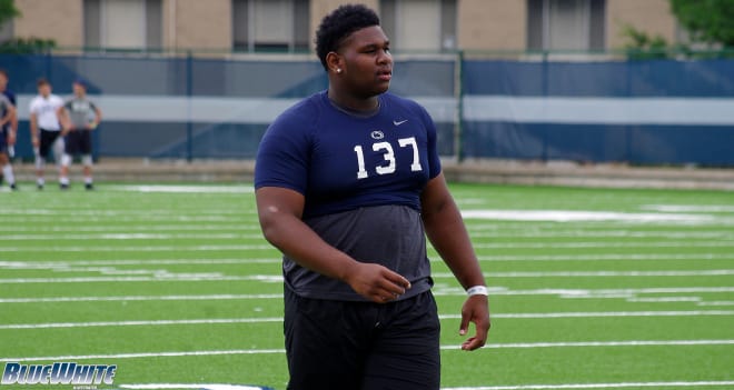 DT Tre' Williams attended Penn State's Whiteout Camp in June.