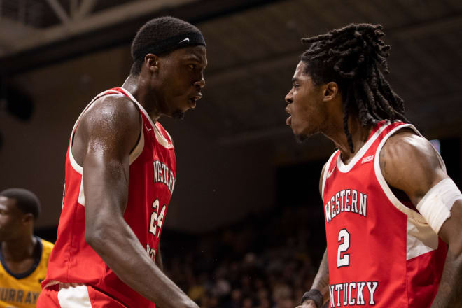 WKU senior forward Tyrone Marshall Jr. and junior guard Don McHenry.