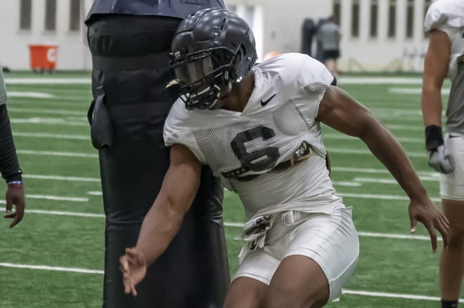 Jalen Graham will be an anchor of the Purdue defense at SAM linebacker.