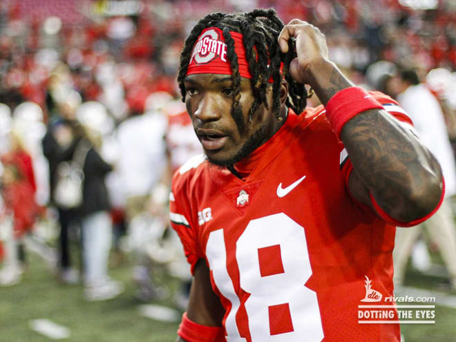 Ohio State cornerback Jyaire Brown made one start as a true freshman in 2022. (Birm/DTE)