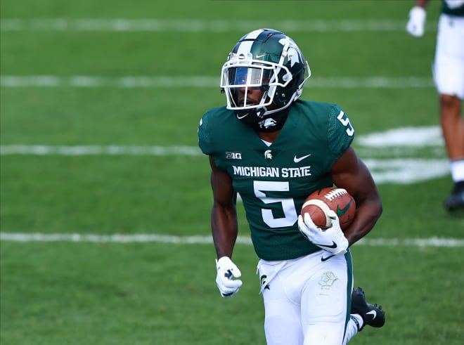 Receiver Jayden Reed is the top returning playmaker on a Michigan State offense that needs all the weapons it can get.