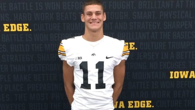 Blair Brooks visited Iowa City on Saturday and will again during the bye week.