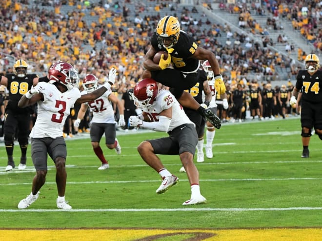 ASU RB DeCarols Brooks scored three touchdowns in a 38-27 win over Washinton State