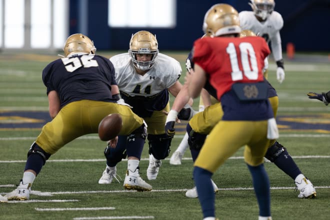 Notre Dame Fighting Irish football fifth-year senior nose tackle Kurt Hinish