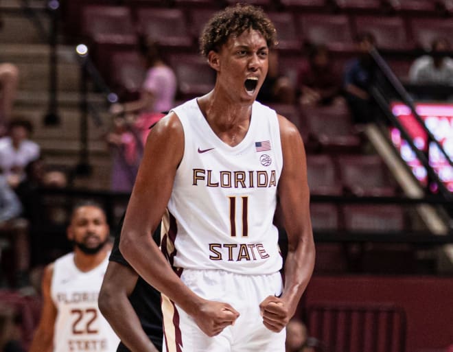 Baba Miller had 11 points, seven rebounds and four assists in FSU's exhibition game.