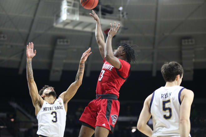 NC State Wolfpack basketball guard Cam Hayes