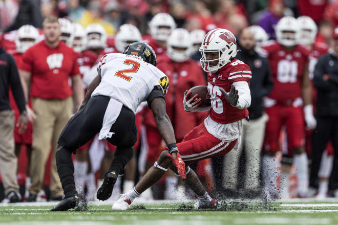 Wisconsin wide receiver Will Pauling. 