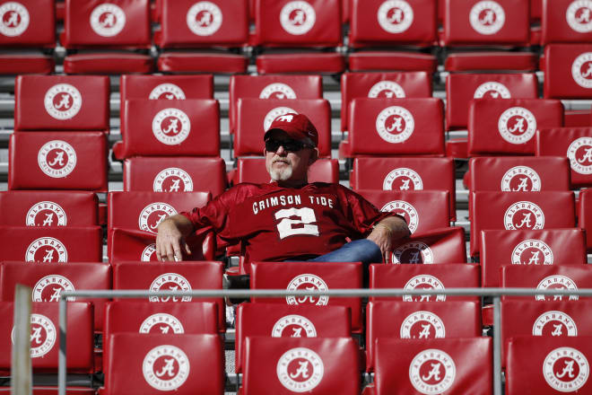Alabama announced Tuesday that it will only transition to mobile-only ticketing and parking beginning this season. Photo | Getty Images