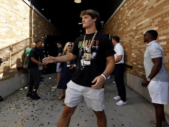 2023 class four-star tight end Cooper Flanagan officially visited Notre Dame from June 17-19.