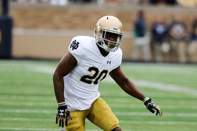 Notre Dame Fighting Irish sixth-year defensive back Shaun Crawford