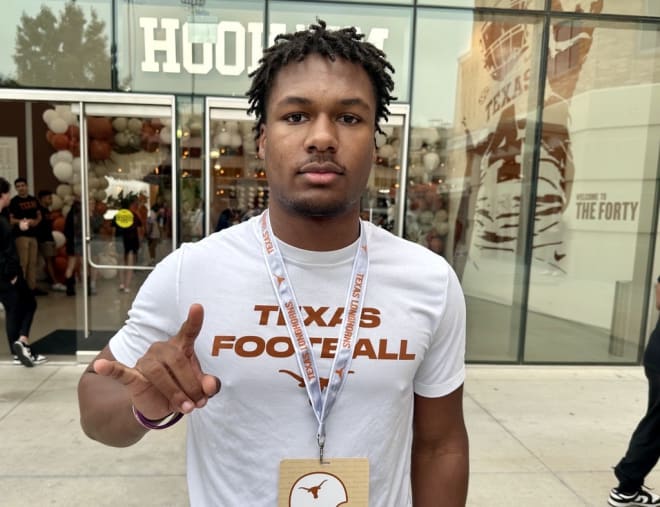 James Simon visited Texas on Saturday and has the Longhorns as one of his favorites. 