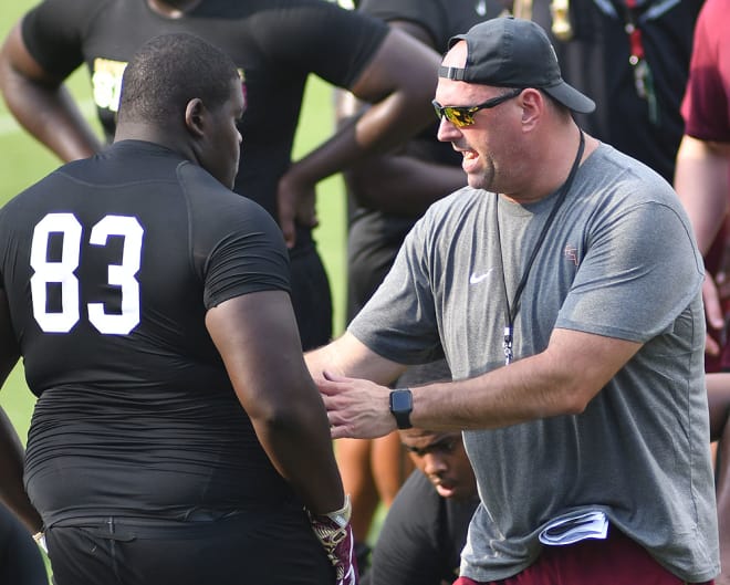 Five-star offensive lineman Kardell Thomas raved about FSU and OL coach Greg Frey.