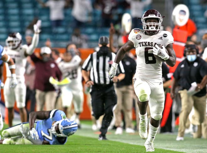 Devon Achane ended his freshman season as the Orange Bowl MVP.