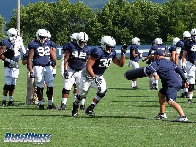 Givens was back in action with the Nittany Lions at practice on Saturday afternoon.