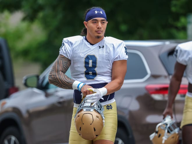 Linebacker Marist Liufau should be available for Notre Dame in the season opener at Ohio State.