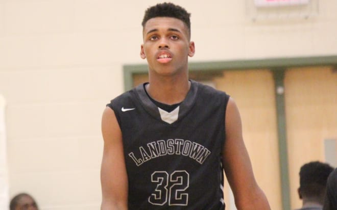 Only a freshman, Landstown's Michael Christmas has shown considerable promise this season