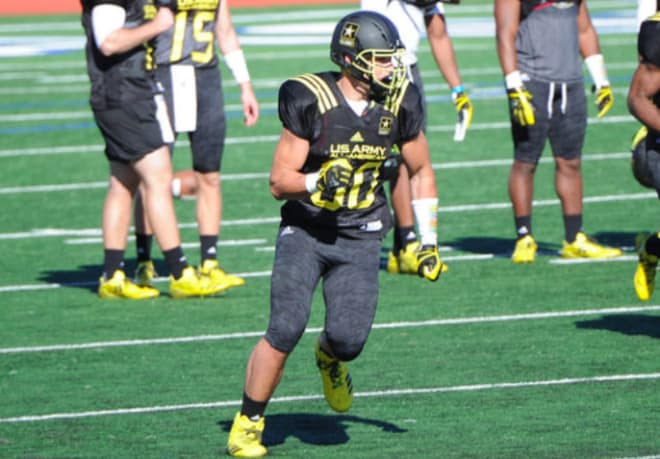 Notre Dame tight end commit Cole Kmet has impressed in U.S. Army All-American Bowl practices.