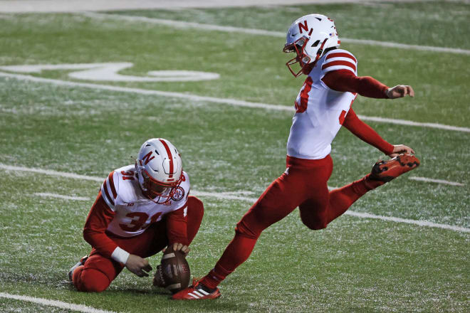 Nebraska kicker Connor Culp