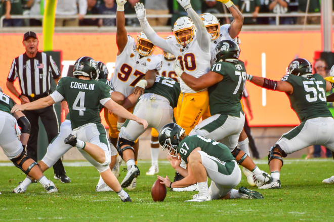 Michigan State kicker Matt Coghlin