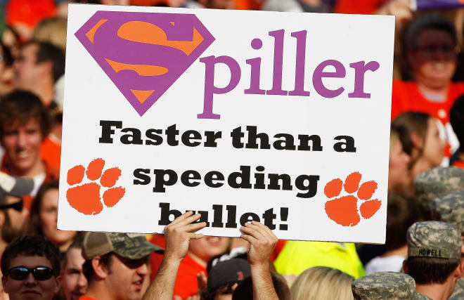 C.J. Spiller, a 5-star, was rated by Rivals.com as the nation's No. 1 all-purpose back recruit in the winter of 2005-06.