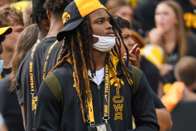 Iowa running back commit Jaziun Patterson rushed for 203 yards and 3 touchdowns on Friday.