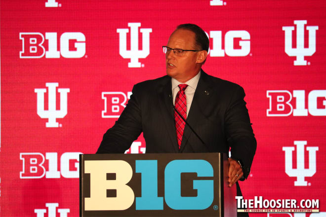 Indiana Hoosiers football head coach Tom Allen has a tentative timetable in place for when he'd like to name the starting quarterback.