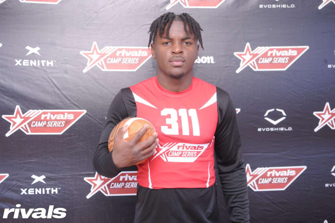 Harris poses prior to the Rivals Camp event in NOLA