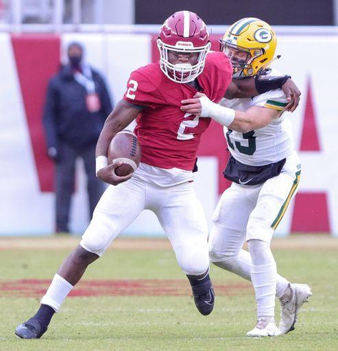 Tae Meadows rushed for 264 yards in the state 4A championship game for Handley High.