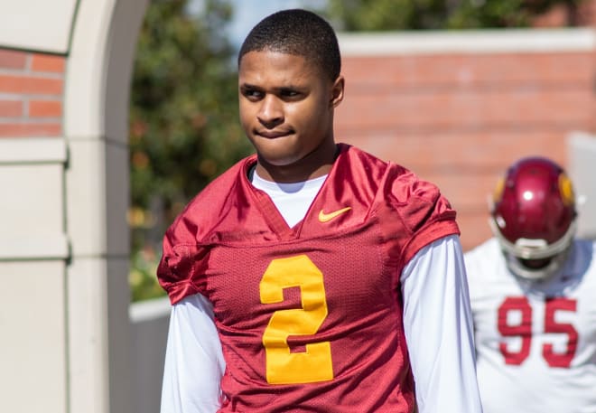 Sophomore wide receiver Munir McClain is suspended from team activities at USC.