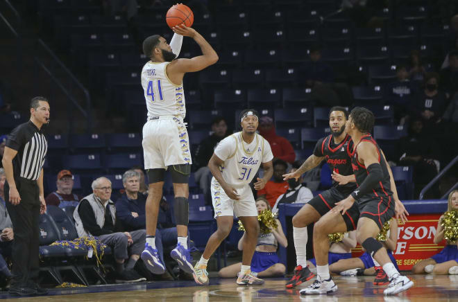 Jeriah Horne led Tulsa with 24 points and 6 rebounds against Houston.