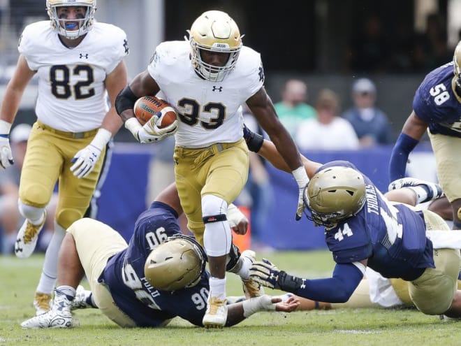 In last year’s loss to Navy, Josh Adams and the Irish offense had only six series — the fewest in an NCAA game in eight years.