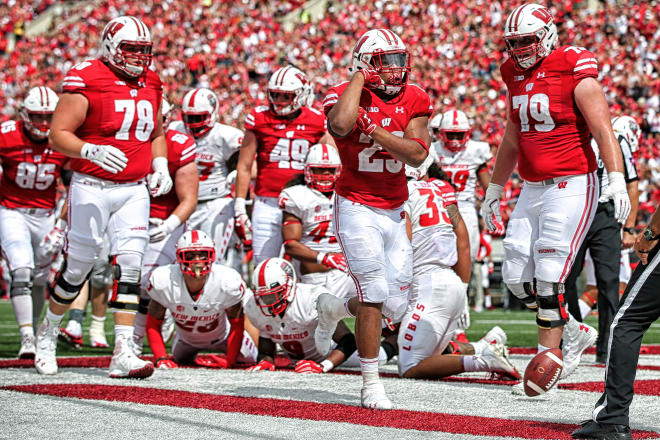 Wisconsin boasts the best running game in the Big Ten with star back Jonathan Taylor and a massive offensive line.