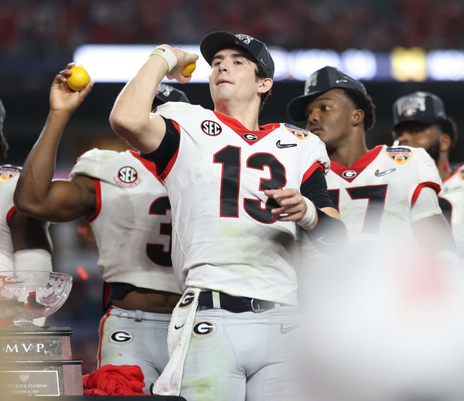 Georgia Bulldogs QB Stetson Bennett wins Orange Bowl MVP