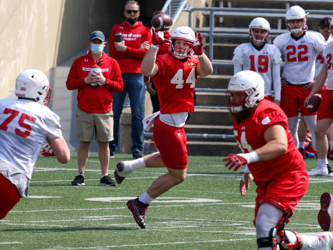 Fullback John Chenal (44) has the ability to continue Wisconsin's fullback tradition.