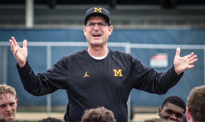 Michigan Wolverines football and head coach Jim Harbaugh have a Top 10 recruiting class nationally this cycle. 