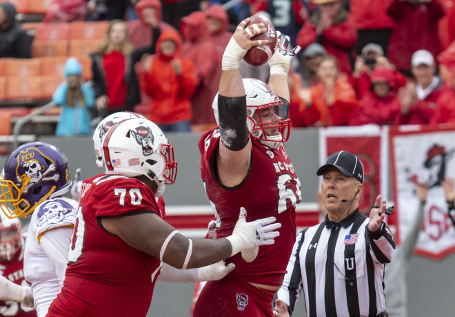 Former NC State center Garrett Bradbury arrived as a 250-pound tight end out of Charlotte (N.C.) Christian in the class of 2014. 