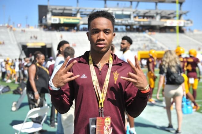 T Lee during his official visit to Tempe this past weekend 