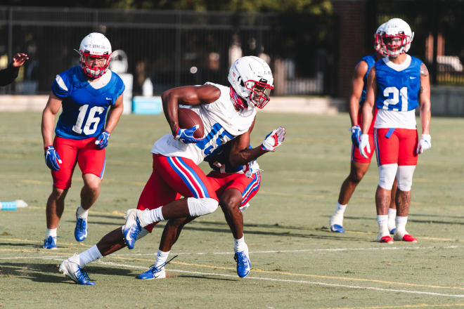 Is this the year for SMU receiver Calvin Wiggins (15) to have a breakout season?