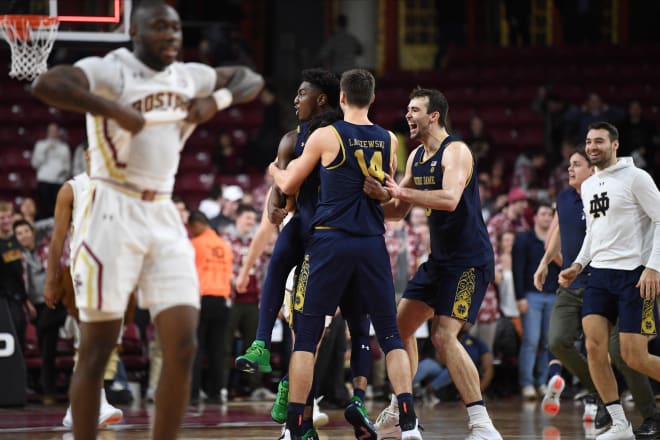 Notre Dame will shoot for its fourth straight win Saturday at Wake Forest. 