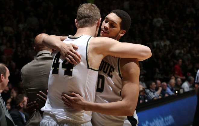 A.J. Hammons had 16 points, eight rebounds and two blocks in his final game at Mackey Arena.