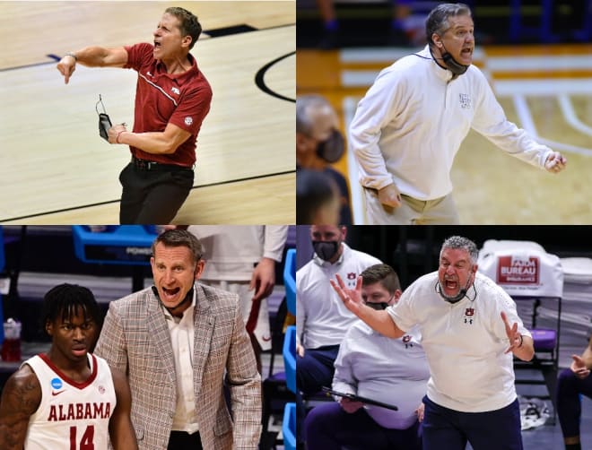 202122 preseason men's basketball rankings for all 14 SEC teams