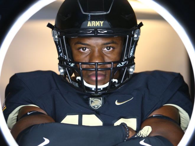 Defensive back Spencer Williams during his unofficial visit to Army West Point