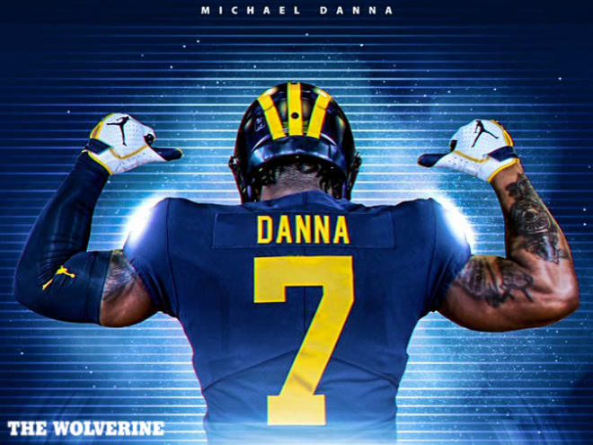 Michigan football was a good gamble for transfer Mike Danna.