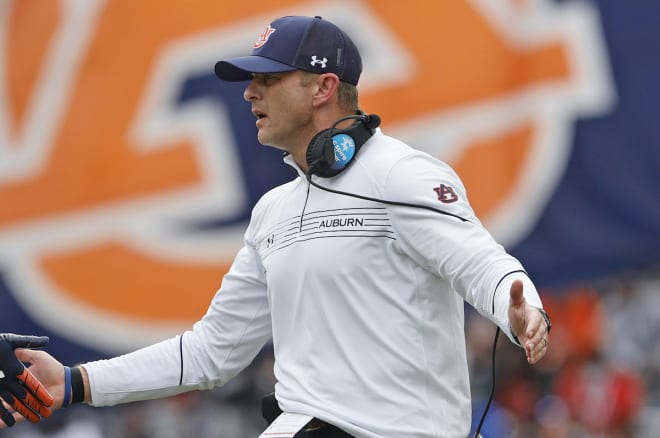 Bryan Harsin faces his first true test as Auburn's coach on Saturday.